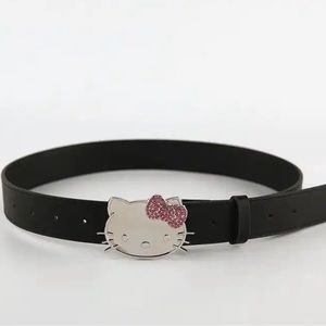 Black Hello Kitty Belt
